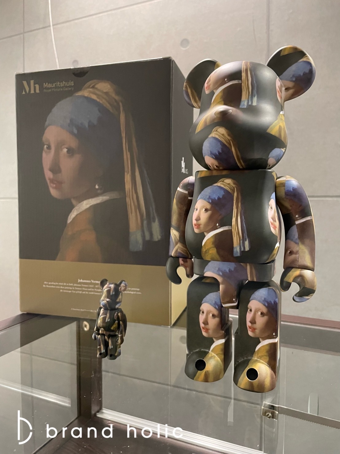 BE@RBRICK Johannes Vermeer「Girl with a Pearl Rarring」100%